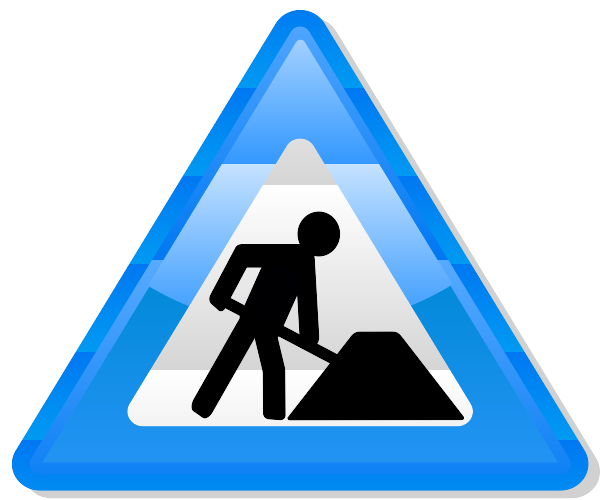 Soubor:Under construction icon-blue.svg